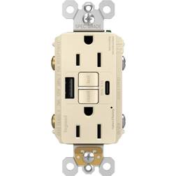 Legrand 1597Trusbac Radiant 15 Ampere Gfci Tamper Resistant Electrical Outlet Light