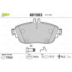 Valeo Bremsbelagsatz, Scheibenbremse Vorderachse 601503