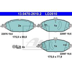 ATE Brake Pad Ceramic 13.0470-2610.2