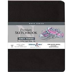 Stillman & Birn Nova Series Soft-Cover Sketchbook Grey 8 x 10