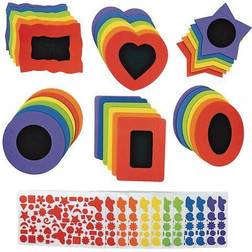 Colorations No-Glue Fun Foam Frames Set of 36