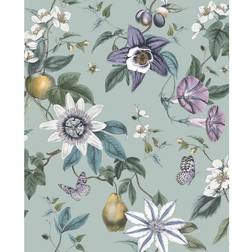 Albany Sierra Sage Floral Wallpaper Green