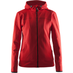 Craft Women's Leisure Full Zip Hood - Bright Red