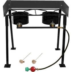 King Kooker Double Burner Outdoor Camp Stove Package CS29