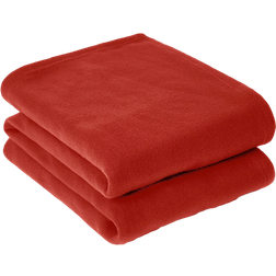 Dreamscene Warm Polar Fleece Throw Coperta Rosso (152.4x127cm)