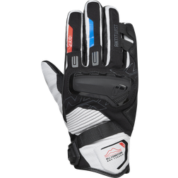 Ixon Guantes de Moto MS Skeid Negro-Gris-Rojo