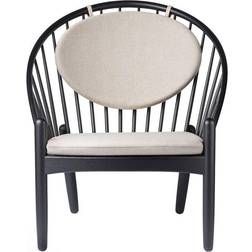 FDB Møbler J166 Jørna Stol Oak Black Painted-Beige Fåtölj
