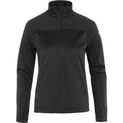 Fjällräven Abisko Lite Fleece Half Zip Woman-black-S