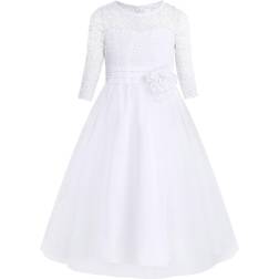 Girl's Christening Baptism Dress - White