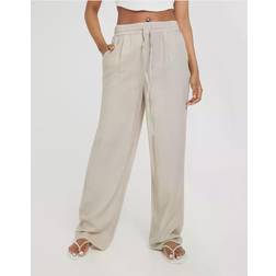 Vero Moda Vmjesmilo Hw Wide Pants - Silver Lining