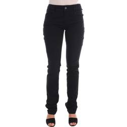 John Galliano Denim Stretch Regular Fit Jeans - Black