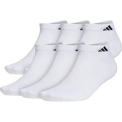 adidas Athletic Cushioned Low Socks 6-pack Men's - White/Black