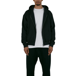 mnml Basic Zip Up Hoodie - Black