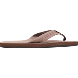 Rainbow Sandals Single Layer Premier Leather with Arch Support 1" Strap - Expresso