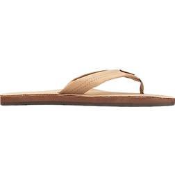 Rainbow Single Layer Premier Leather with Arch Support 1" Strap - Sierra Brown