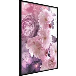 Artgeist Inramad Tavla Pink Bouquet 30x45 Poster