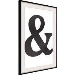 Artgeist Inramad Tavla Ampersand Poster