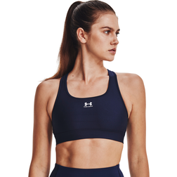 Under Armour Damen Bra Mid Padless BH Midnight Blaue Marine Midnight Blaue Marine Weiß