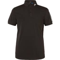 J.Lindeberg Tour Tech Reg Fit Pique Herre - Black