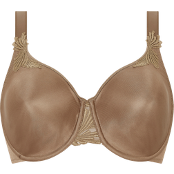Chantelle Bedeckender Gemoldeter BH Unnsichtbare Unterwäsche - Braun