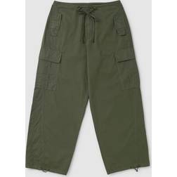 Good American Parachute Cotton-Twill Trousers