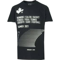 DSquared2 Sport Series Logo Black T-Shirt