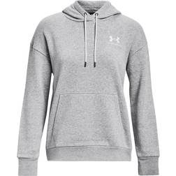 Under Armour Essential Fleece Hoodie Sweatshirt Grey