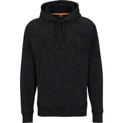 HUGO BOSS Weozonehood sweatshirt för män, Black1