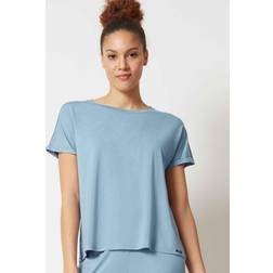 Skiny Pyjamashirt blau