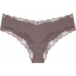 Triumph Brazilian Damenslip Natural Spotlight 10214465 Grau