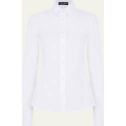 Dolce & Gabbana Cotton Poplin Shirt White