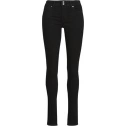 Levi's 711 Double Button Jeans - Night Is Black/Black