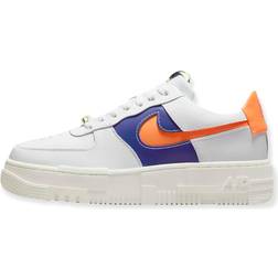 Nike Air Force 1 Low Pixel Sneakers - White/Orange/Blue
