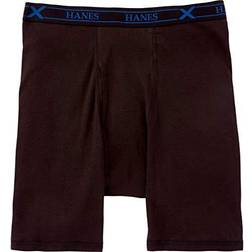 Hanes Men's Big & Tall X-Temp Cycling Briefs 3-Pack Big 3XL, Black