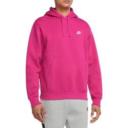 Nike Sportswear Club Fleece Pullover Hoodie - Active Pink/White