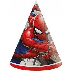 Godan Spiderman Party Hats Crime Fighter 6-pack