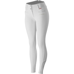 B Vertigo Tiffany Silicone Full Seat Breeches - Bright White