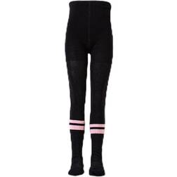 Molo Sporty Rib Tights Pink/Black, Unisex, Tøj, basislag, Lyserød/Sort, 134/140