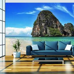 Artgeist Fototapet Eksotiske landskab i Thailand, Railay beach flere størrelser 250x193