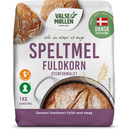 Valsemøllen Speltmel Fuldkorn 1kg 1000g