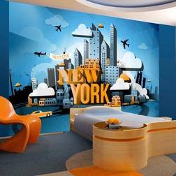 Artgeist Fototapet New York welcome 400 x 280 cm