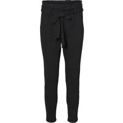 Vero Moda Lös Passform Hög Tall Byxor Black XL/T/36