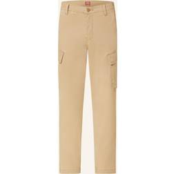 Levi's – XX – Beige avsmalnande cargobyxor med fickor-Vit/a