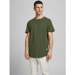 Jack & Jones Enfärgat Rundringning T-shirt Vit