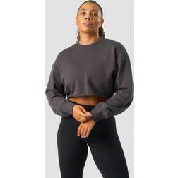 ICANIWILL Nimble Cropped Crewneck-Clay-XXL