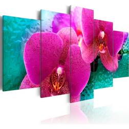 Artgeist Exotic orchids Billede 100x100cm