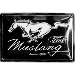 Nostalgic Plåtskylt retrostil, Ford Mustang Logo Väggdekor