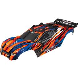 Traxxas Kaross Rustler 4x4 Orange med Karossfästen