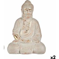 Ibergarden havefigur Buddha Polyesterharpisk 22,5 Dekorationsfigur