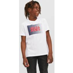 Jack & Jones Boy's Logo T-shirt - White